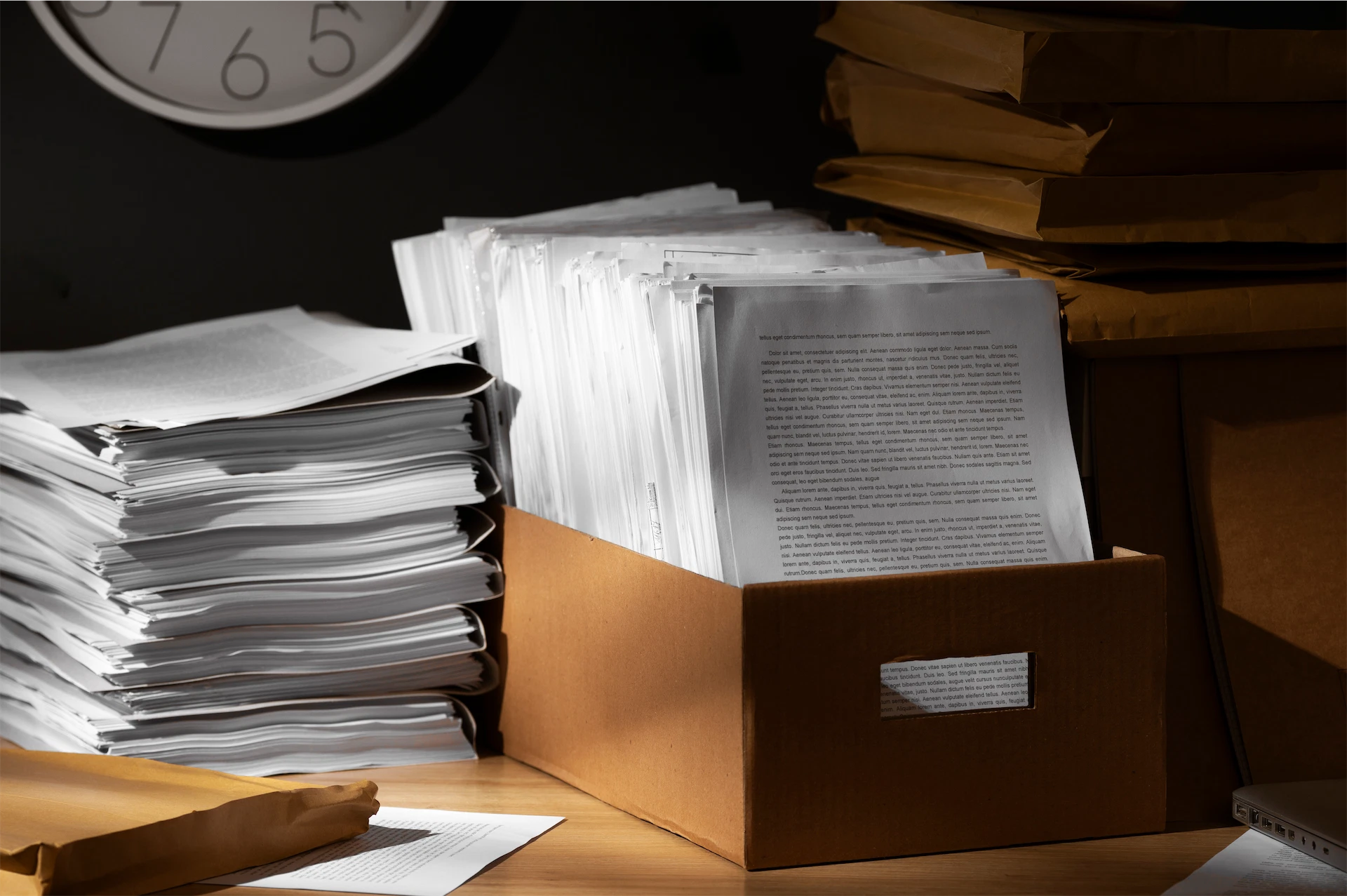 Cliente revisando documentos de seguro con incertidumbre